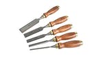 Image of Stanley Tools Bailey Chisel Set in Leather Pouch, 5 Piece