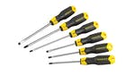 Stanley Tools Cushion Grip Screwdriver Set, 6 Piece SL/PH