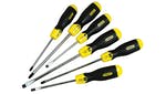 Image of Stanley Tools Cushion Grip Screwdriver Set, 6 Piece SL/PZ