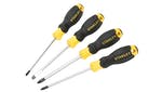 Stanley Tools Essential Screwdriver Set, 4 Piece SL/PZ