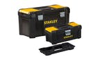 Stanley Tools Essential Toolbox Bonus Pack 32cm (12.1/2in) & 48cm (19in)