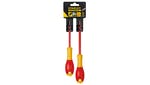 Stanley Tools FatMax® VDE Insulated Borneo Pozi Scewdriver Set, 2 Piece