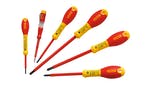 Stanley Tools FatMax® VDE Insulated Screwdriver Set, 6 Piece SL/PZ/Tester