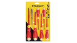 Stanley Tools FatMax® VDE Screwdriver Set, 7 Piece SL/PZ/Tester