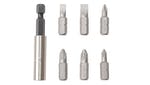 Stanley Tools Slotted/Phillips/Pozidriv Insert Bit Set, 7 Piece