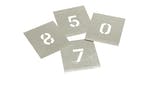 Stencils Zinc Stencil - Numbers