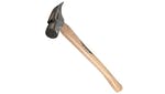 Image of Stiletto Ti14 Curved Titanium Hickory Hammer 397g (14oz)