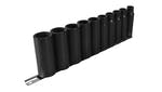 Image of Teng 9126 Deep Impact Socket Set of 10 Metric 1/2in Drive