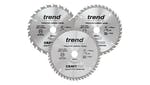 Image of Trend CraftPro Cordless Saw Blade Triple Pack