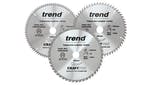 Image of Trend CraftPro Table Saw Blade 250 x 30mm x 48T/60T/84T (Pack 3)