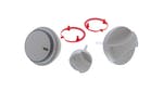 Image of VAILLANT 0020048969 KNOBS GREY (PK3)