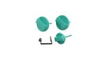 Image of VAILLANT 114286 KNOB, CPL. GREEN (3 KNOBS + LEVER)