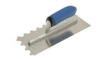 Image of Vitrex Professional Notched Adhesive Trowel 20mm Stainless Steel 11 x 4.1/2in