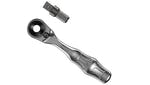 Wera 8001 A Zyklop Mini Bit Ratchet 1/4in Hex Drive, with 1/4in Square adaptor