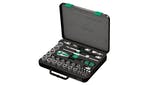 Image of Wera 8100 SC 2 Zyklop Speed Ratchet & Socket Set of 37 Metric 1/2in Drive