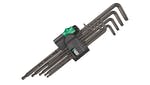 Image of Wera 967/9 TORX XL BL L-Key Set of 9 (TX8-TX40)