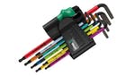 Wera 967/9 TX BO Multicolour 1 SB L-Key Set of 9 (TX8-TX40)