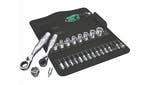 Wera KK Zyklop Mini 2 Shallow Socket Set of 27 Metric 1/4in Drive