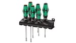 Wera Kraftform Plus Lasertip 334/355/6 Screwdriver Set, 6 Piece SL/PZ