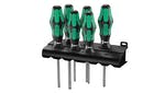 Wera Kraftform Plus Lasertip 335/350/355/6 Screwdriver Set, 6 Piece SL/PH/PZ