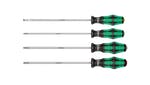 Image of Wera Kraftform Plus Long Lasertip Series Screwdriver Set, 4 Piece SL/PH/PZ