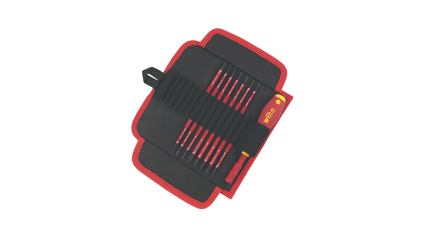 image of Wiha 16 Piece SlimVario VDE Interchangeable Screwdriver Set