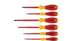 Image of Wiha SoftFinish Screwdriver Set Slotted Phillips 6-Pcs