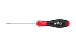 Image of Wiha SoftFinish Screwdriver Slotted With Round Blade For Low-Lying Screws