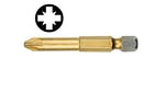 Witte Pozidriv Titanium Screwdriver Bits - 50 mm