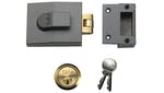 Yale Locks 81 Rollerbolt Nightlatch 60mm Backset DMG Finish Box