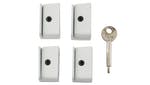 Image of Yale Locks 8K109 Window Stop White Pack of 4 Visi