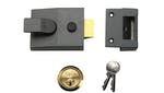 Image of Yale Locks 91 Basic Nightlatch 60mm Backset DMG Finish Box