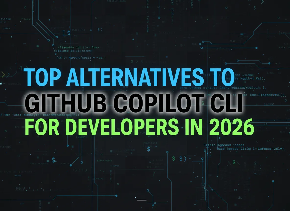 Top Alternatives to GitHub Copilot CLI for Developers in 2026
