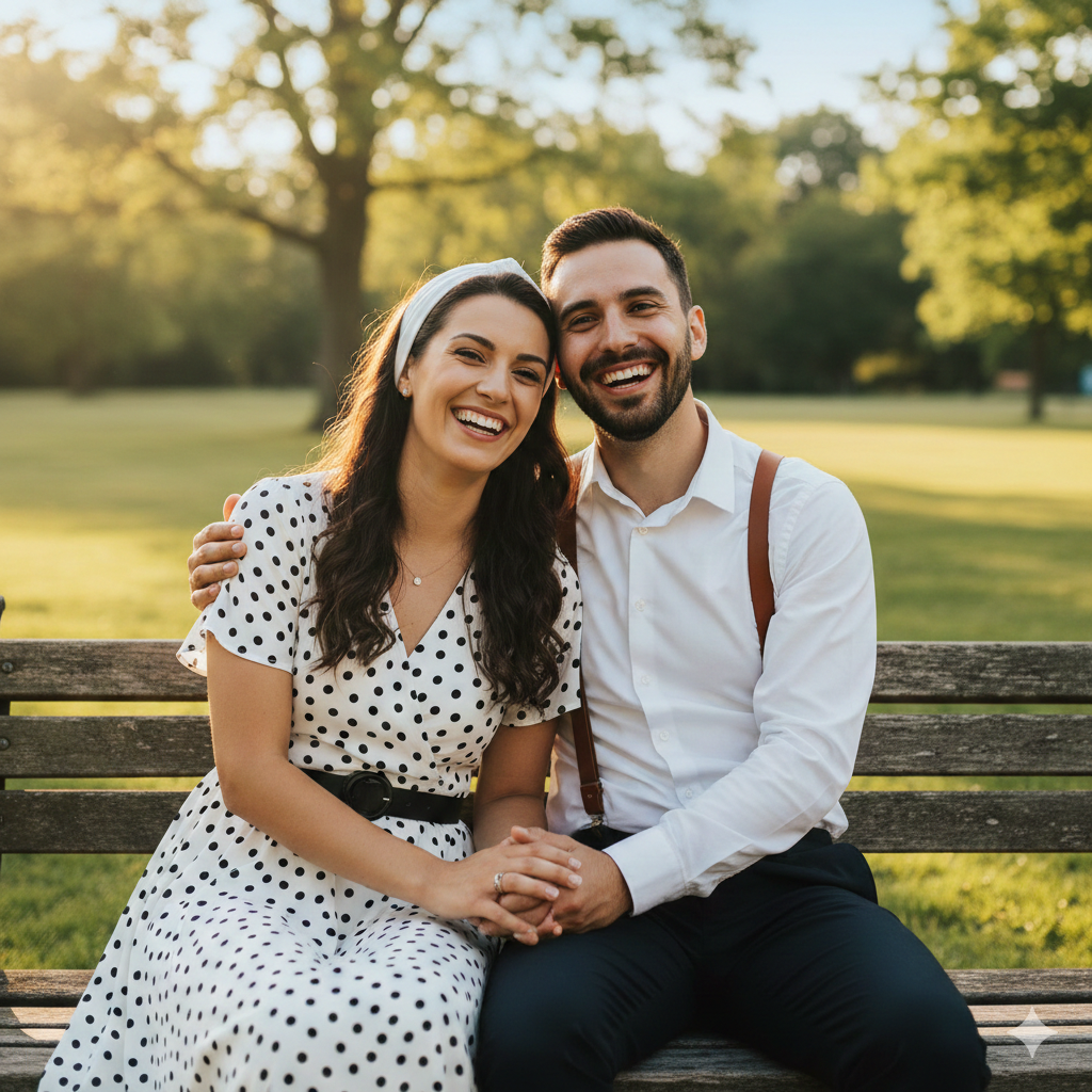 Couple Ai Photo Editing Prompt Create Viral Photo  - AI Generated Image