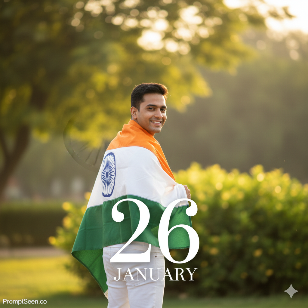 Ai photo editing prompt viral 26 January Republic Day  - AI Generated Image