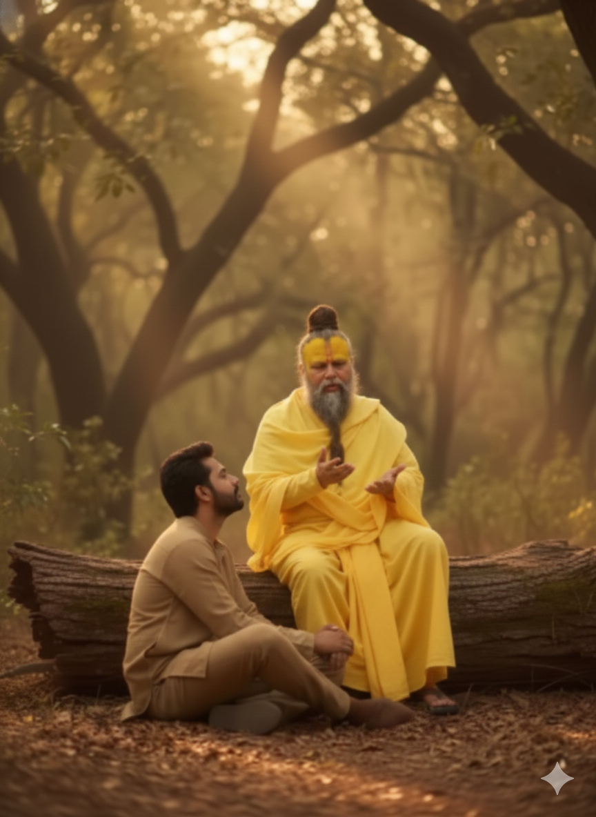 Premanand ji Maharaj Ai Image Prompt - AI Generated Image