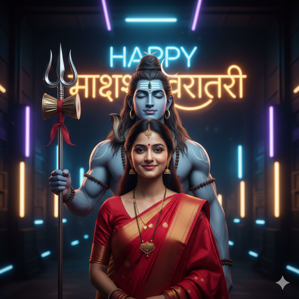 Instagram Viral Shivratri Ai Photo Editing Prompt - AI Generated Image