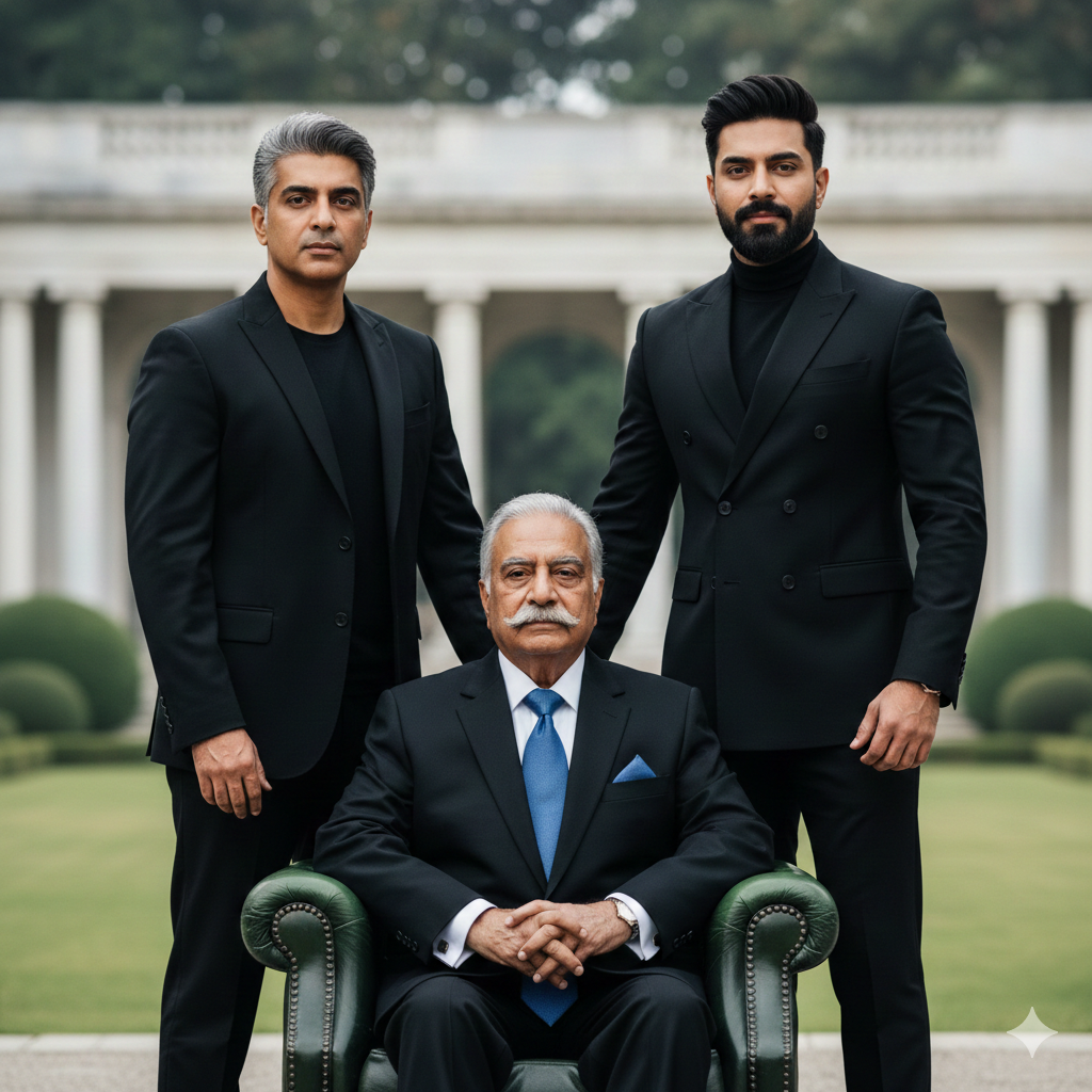 Animal Movie Prompt To Create Viral Animal Movie Style Family Photo - AI Generated Image