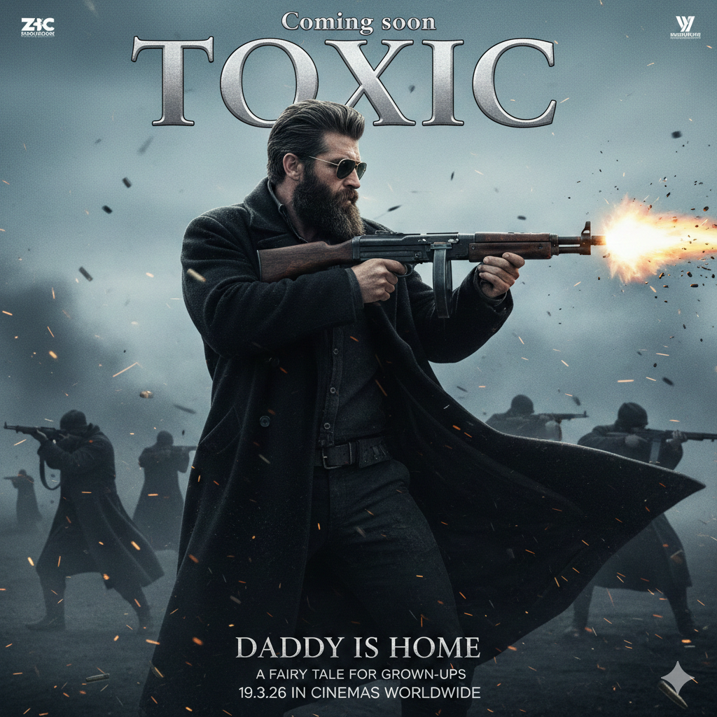 Viral Toxic Movie Poster Ai Photo Editing Prompt - AI Generated Image