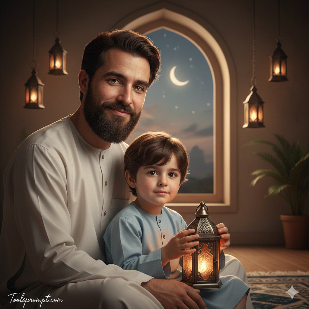 Islamic Ai Photo Editing Prompt - AI Generated Image