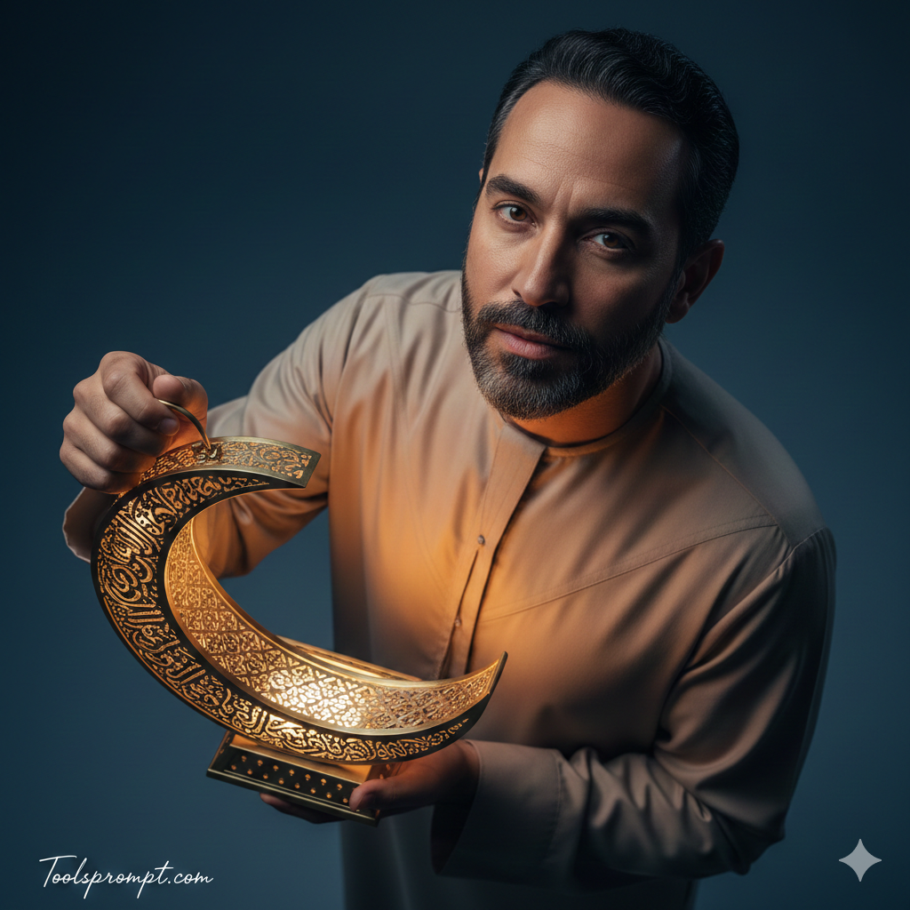 Ramzan Mubarak Ai Photo Editing Prompt - AI Generated Image