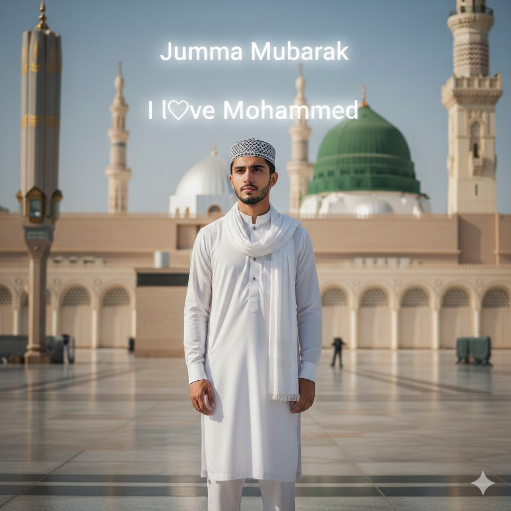 Jumma Mubarak Prompt For Muslims Create On Google Gemini - AI Generated Image