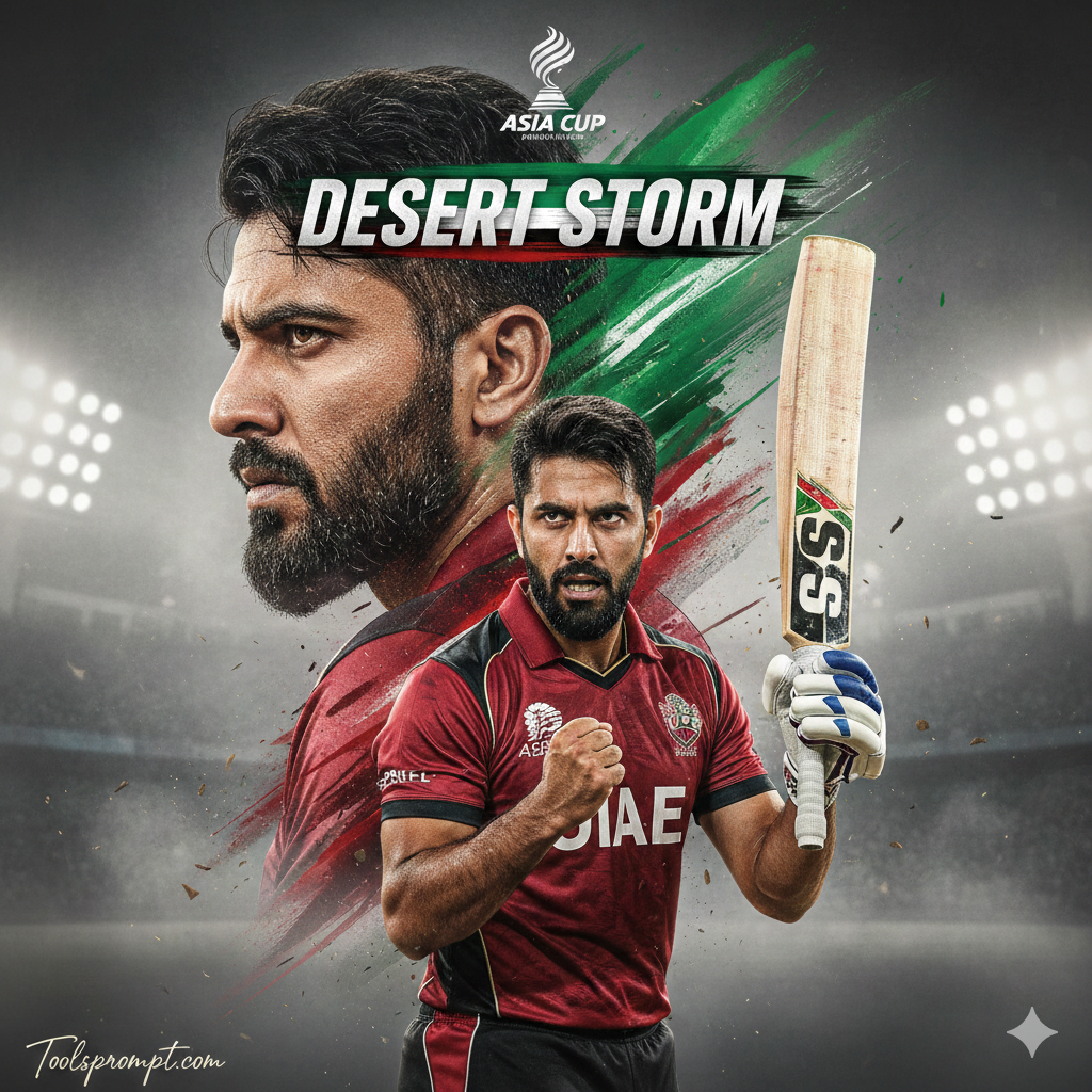 Viral Asia Cup Ai Photo Editing Prompt Try On Google Gemini - AI Generated Image