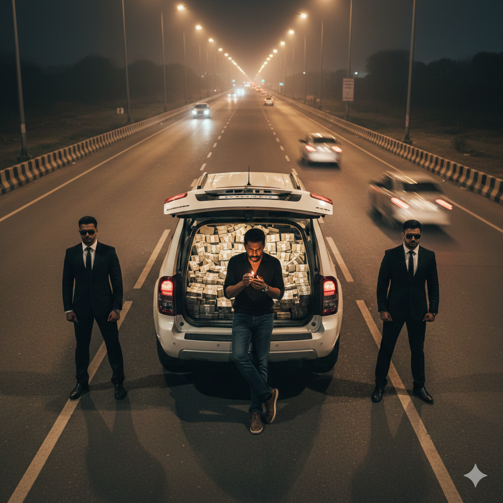 Car Money Ai Photo Editing Prompt - AI Generated Image