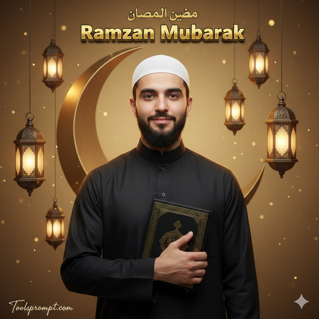 Ramazan AI Viral Photo Editing Prompt For Stable Diffusion  - AI Generated Image