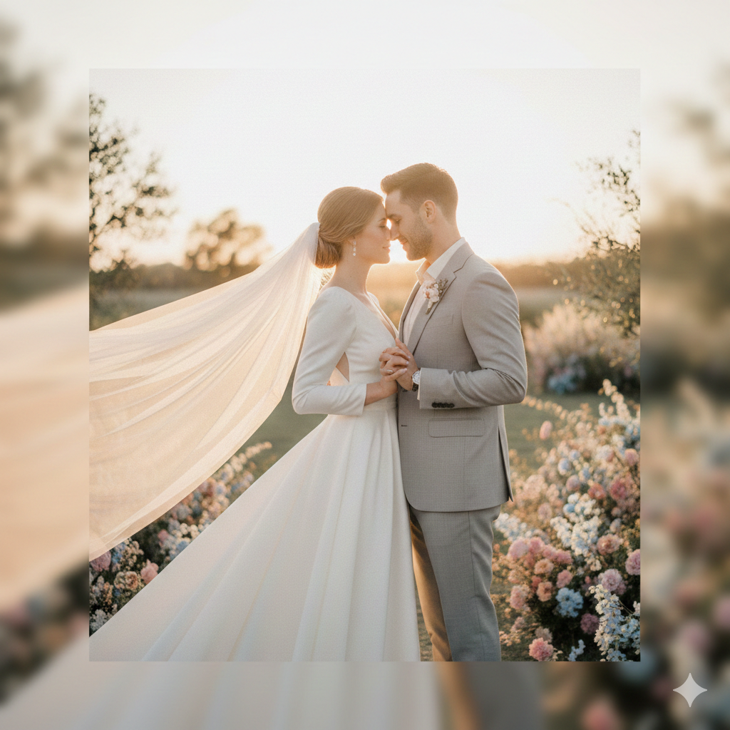 Viral Pre-wedding Prompt Like Photoshoot For Couples - AI Generated Image