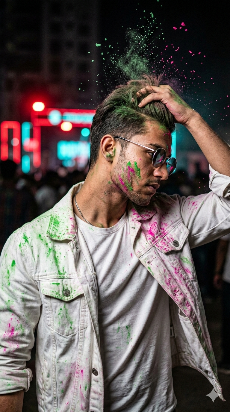 Best Holi Ai Photo Editing Prompt For Google Gemini Lover - AI Generated Image