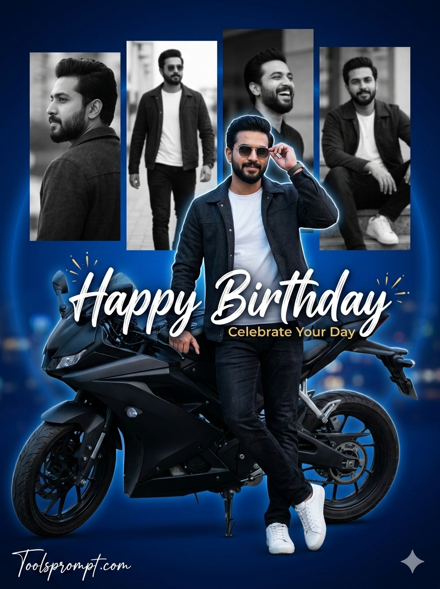 Trending Happy Birthday Ai Photo Editing Prompt  - AI Generated Image