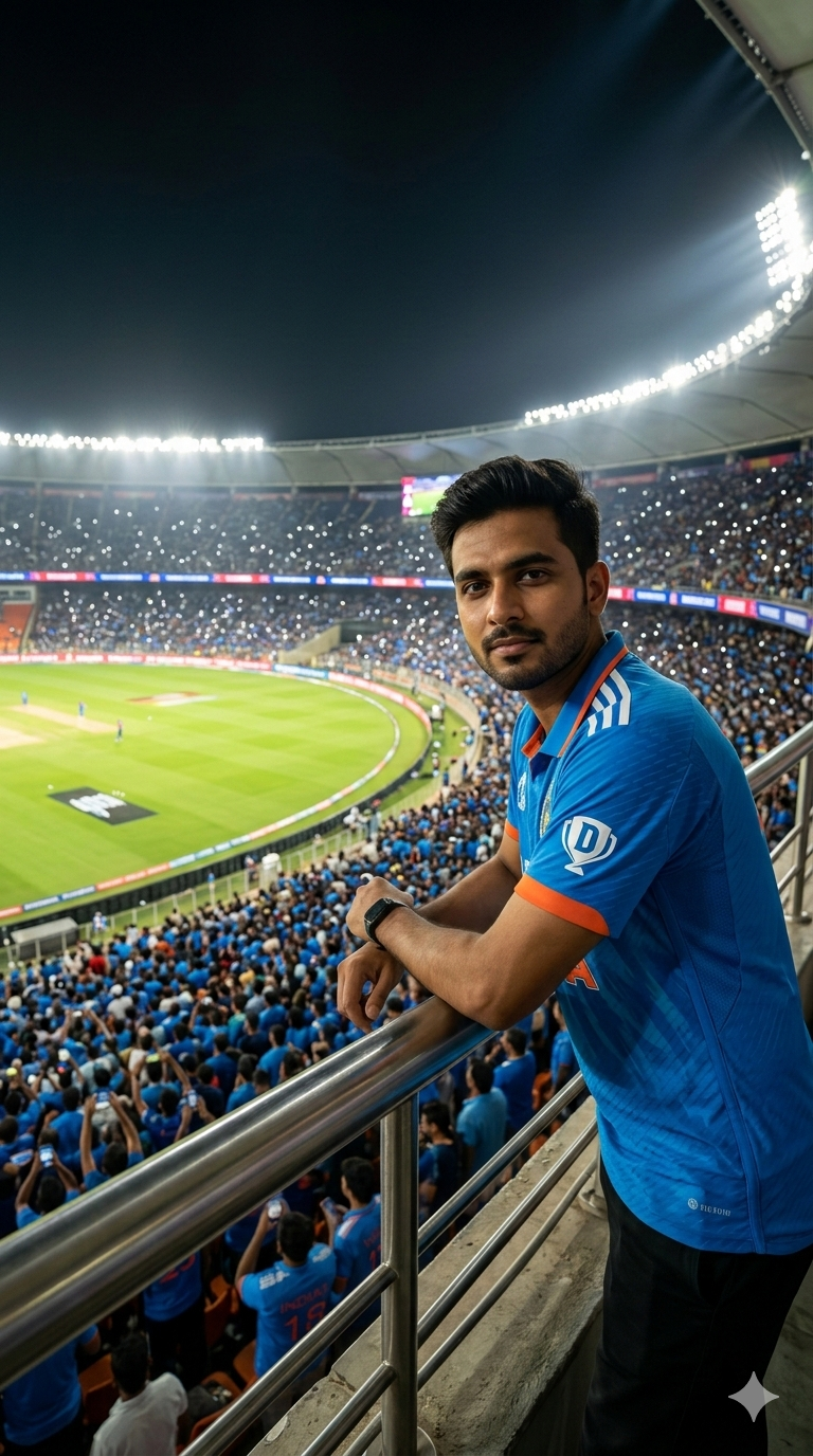 T20 WorldCup Prompt To Create Viral Cricket Photo  - AI Generated Image