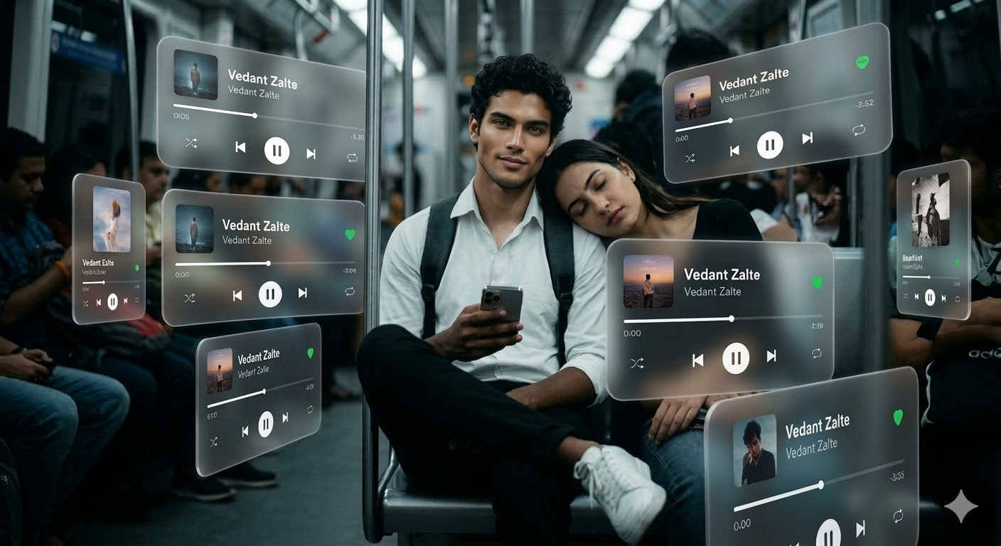 Couple Music Lover Ai Photo Editing Prompt Best to Try On Google Gemini - AI Generated Image